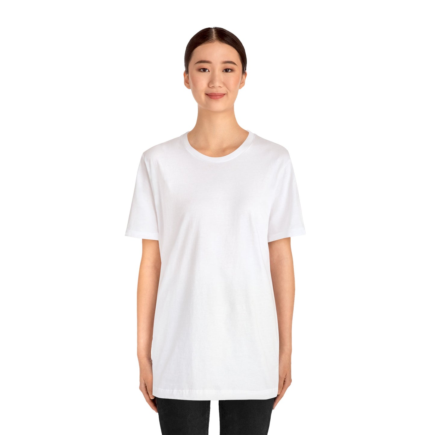 Unisex Jersey Short Sleeve White T Shirt