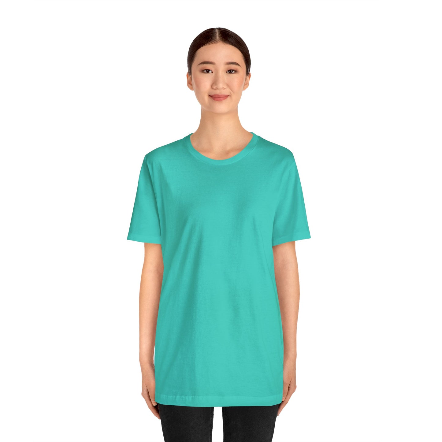 Unisex Jersey Short Sleeve Teal T Shirt