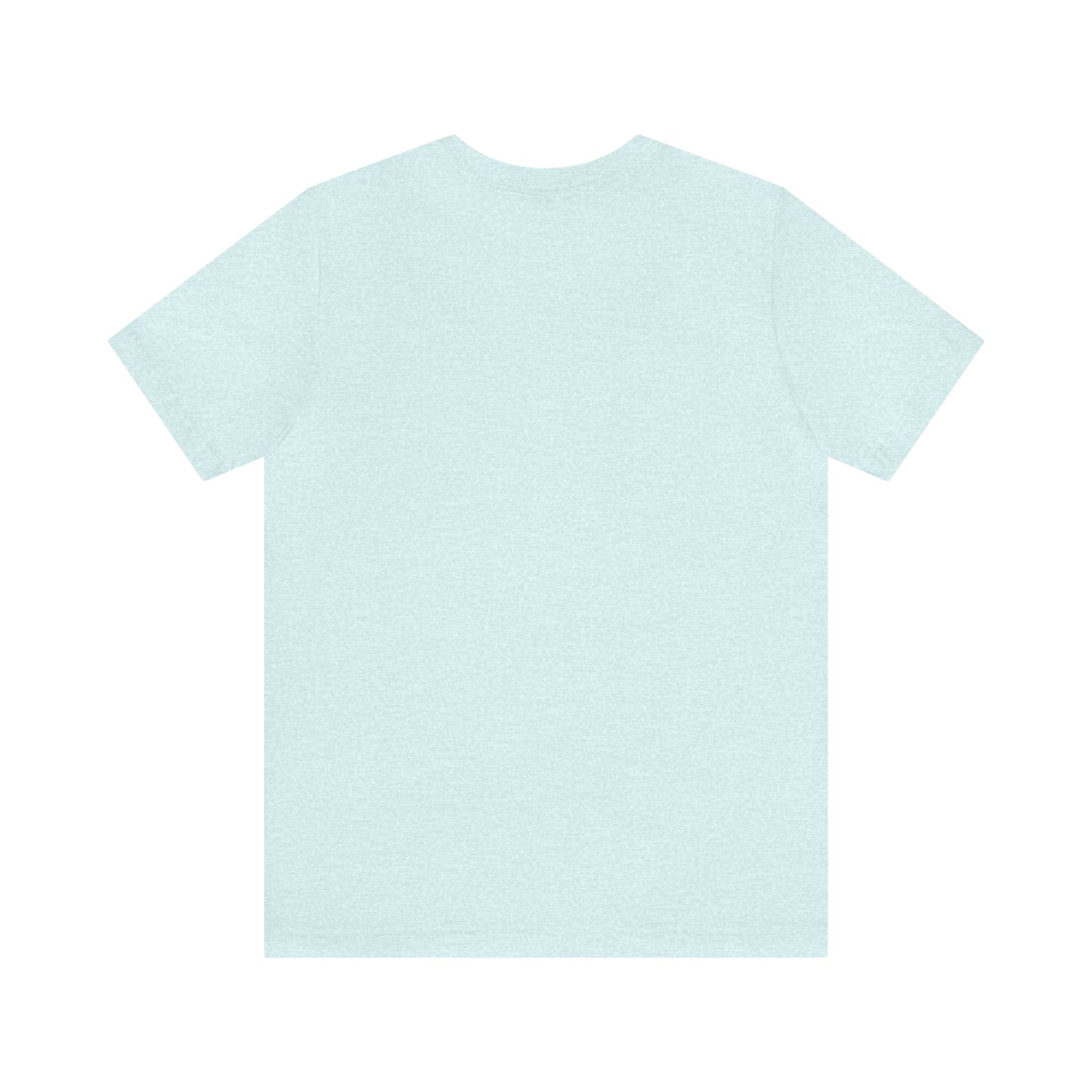 Unisex Jersey Short Sleeve Heather Prism Ice Blue T Shirt