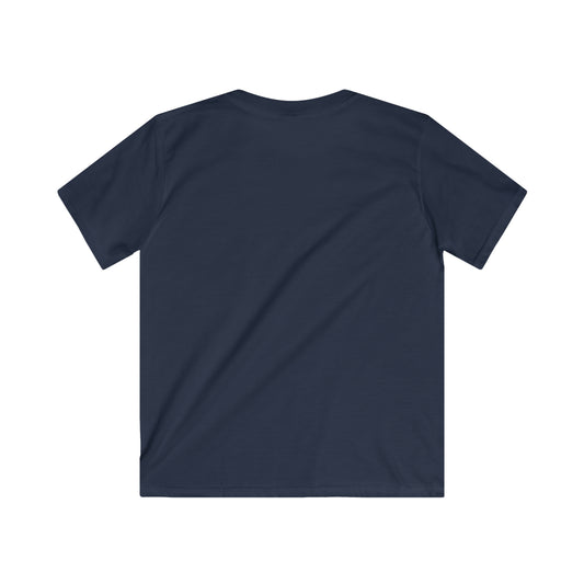 Navy Blue - Childrens Unisex Softstyle T Shirt - Navy Blue Royal T