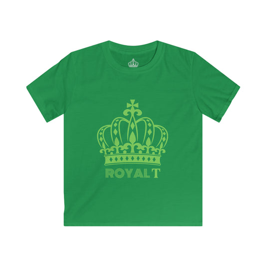 Green - Childrens Unisex Softstyle T Shirt - Green Royal T