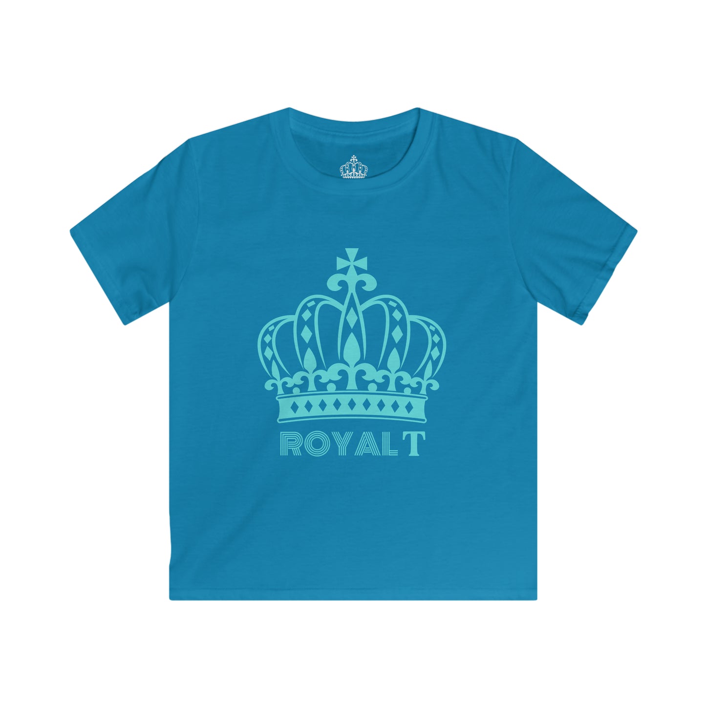 Blue - Childrens Unisex Softstyle T Shirt - Blue Royal T