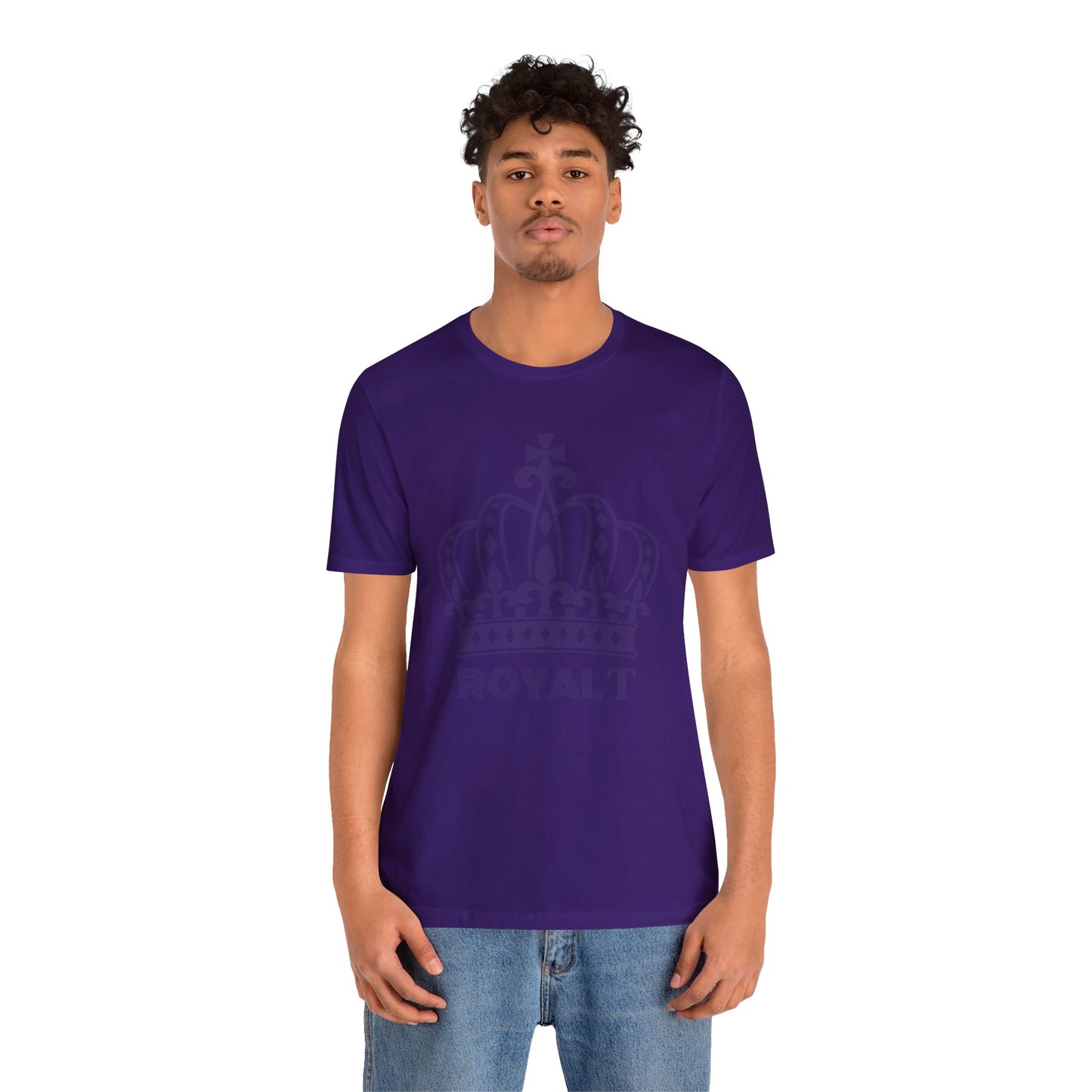 Purple - Unisex Jersey Short Sleeve T Shirt - Purple Royal T