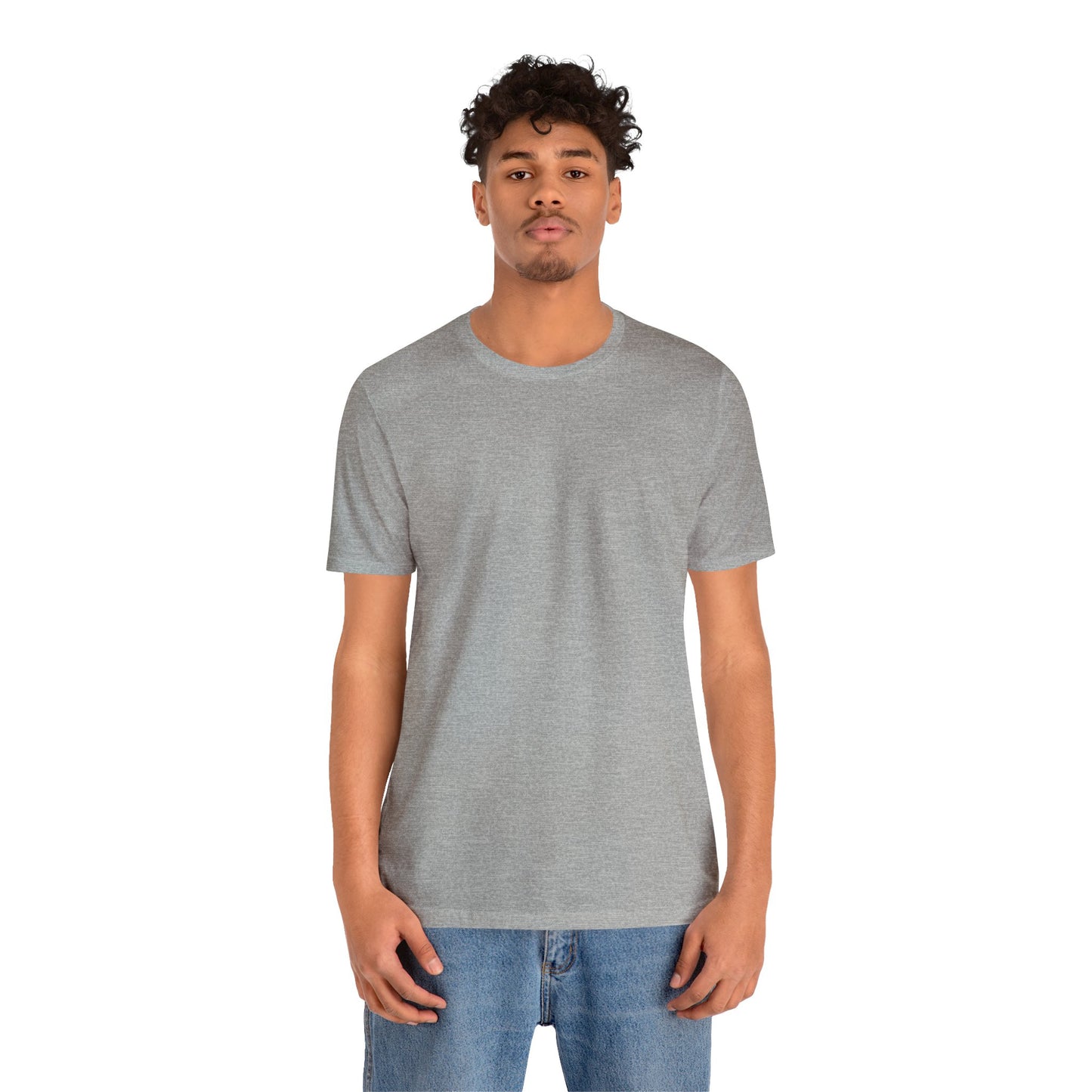 Unisex Jersey Short Sleeve Atlantic Heather Grey T Shirt