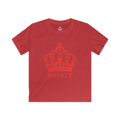 Red - Childrens Unisex Softstyle T Shirt - Red Royal T