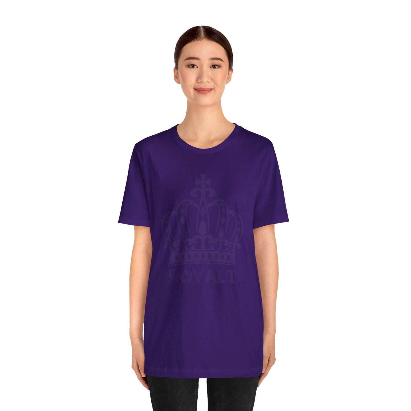 Purple - Unisex Jersey Short Sleeve T Shirt - Purple Royal T