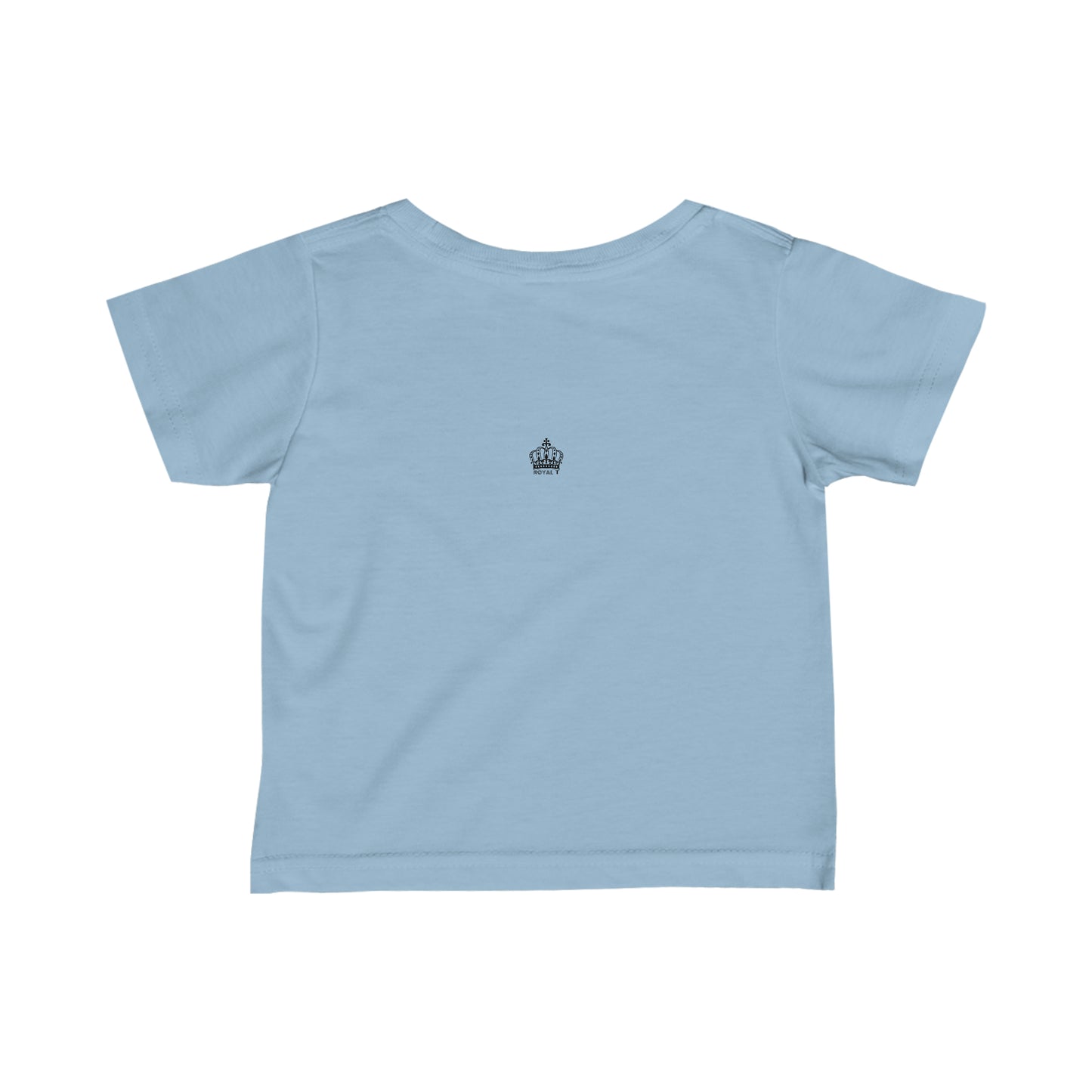 Babies Fine Jersey Tee- Teal Blue Royal T Logo