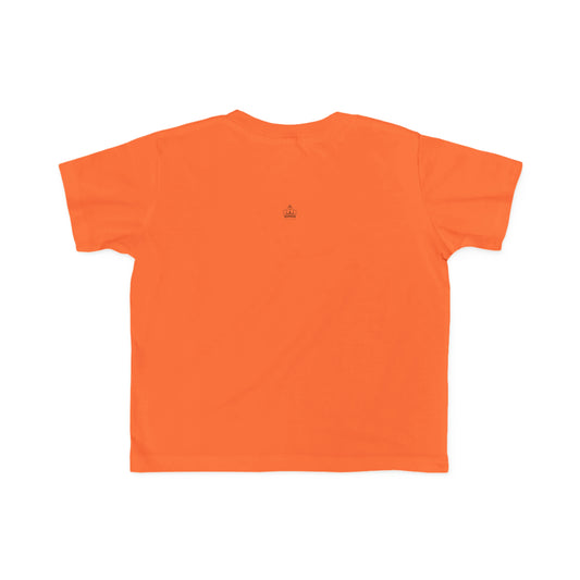 Orange - Toddler's Fine Jersey Tee - Orange Royal T