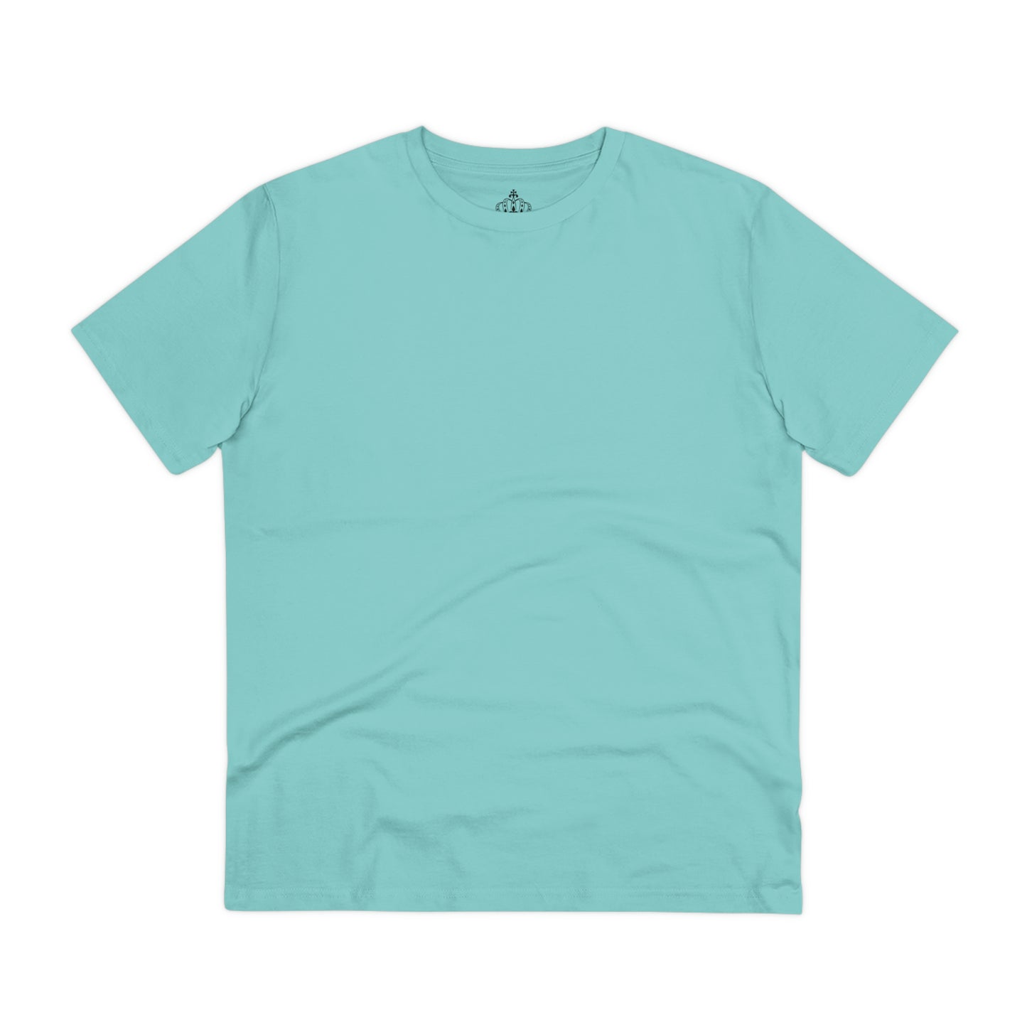 Teal Monstera Blue - Organic Creator T-shirt - Unisex