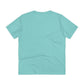 Teal Monstera Blue - Organic Creator T-shirt - Unisex