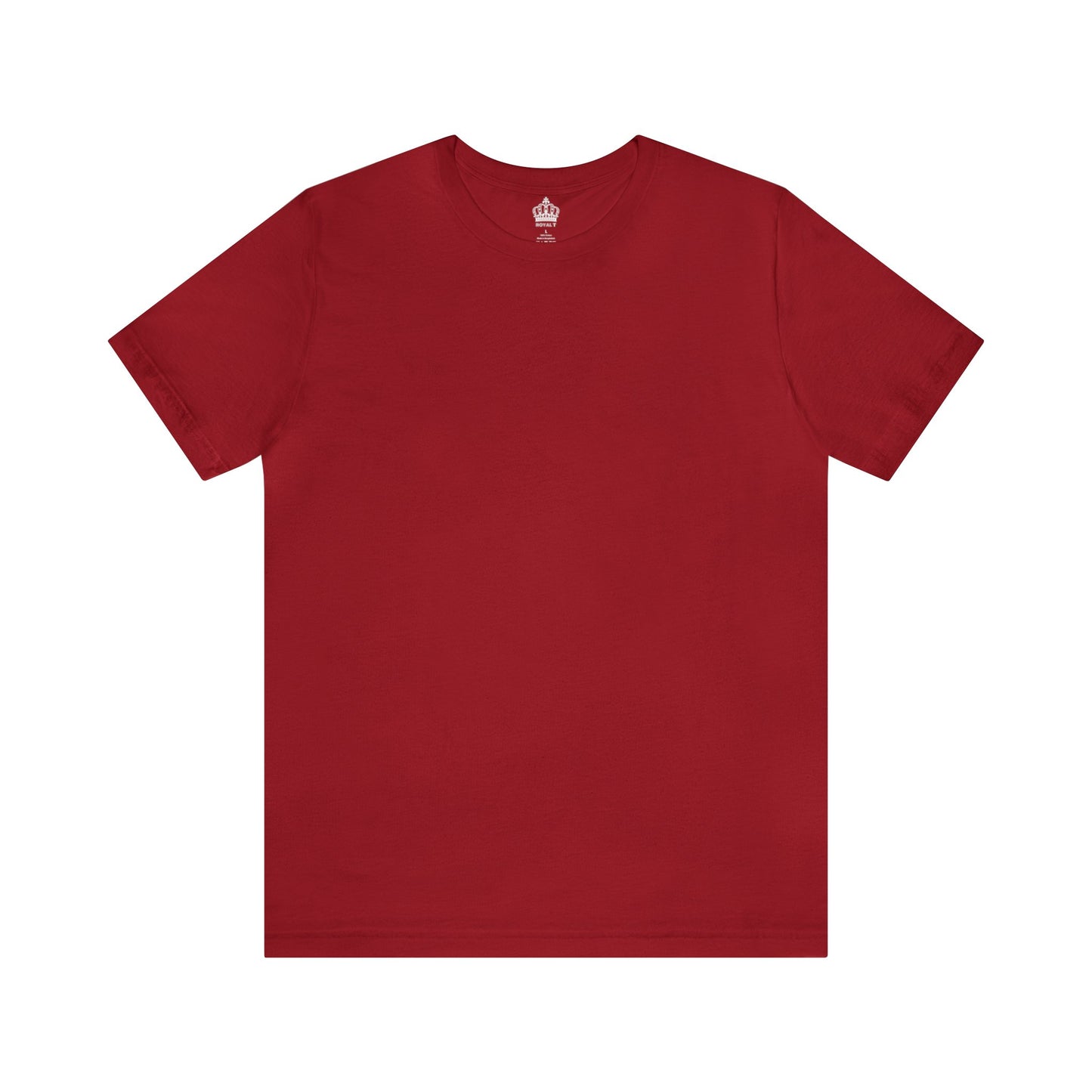 Unisex Jersey Short Sleeve Canvas Red T Shirt