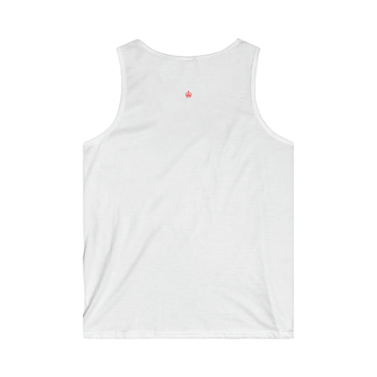 Men's White Softstyle Tank Top