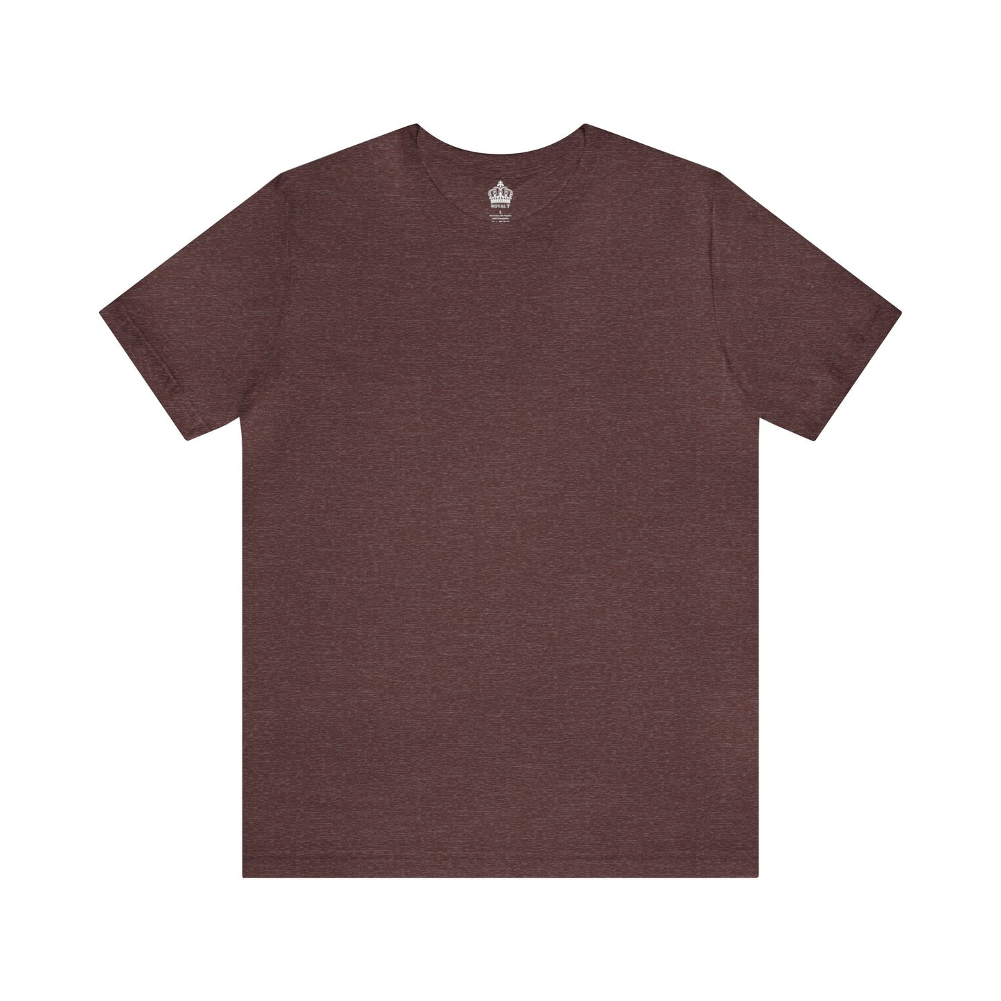 Unisex Jersey Short Sleeve Heather Maroon T Shirt