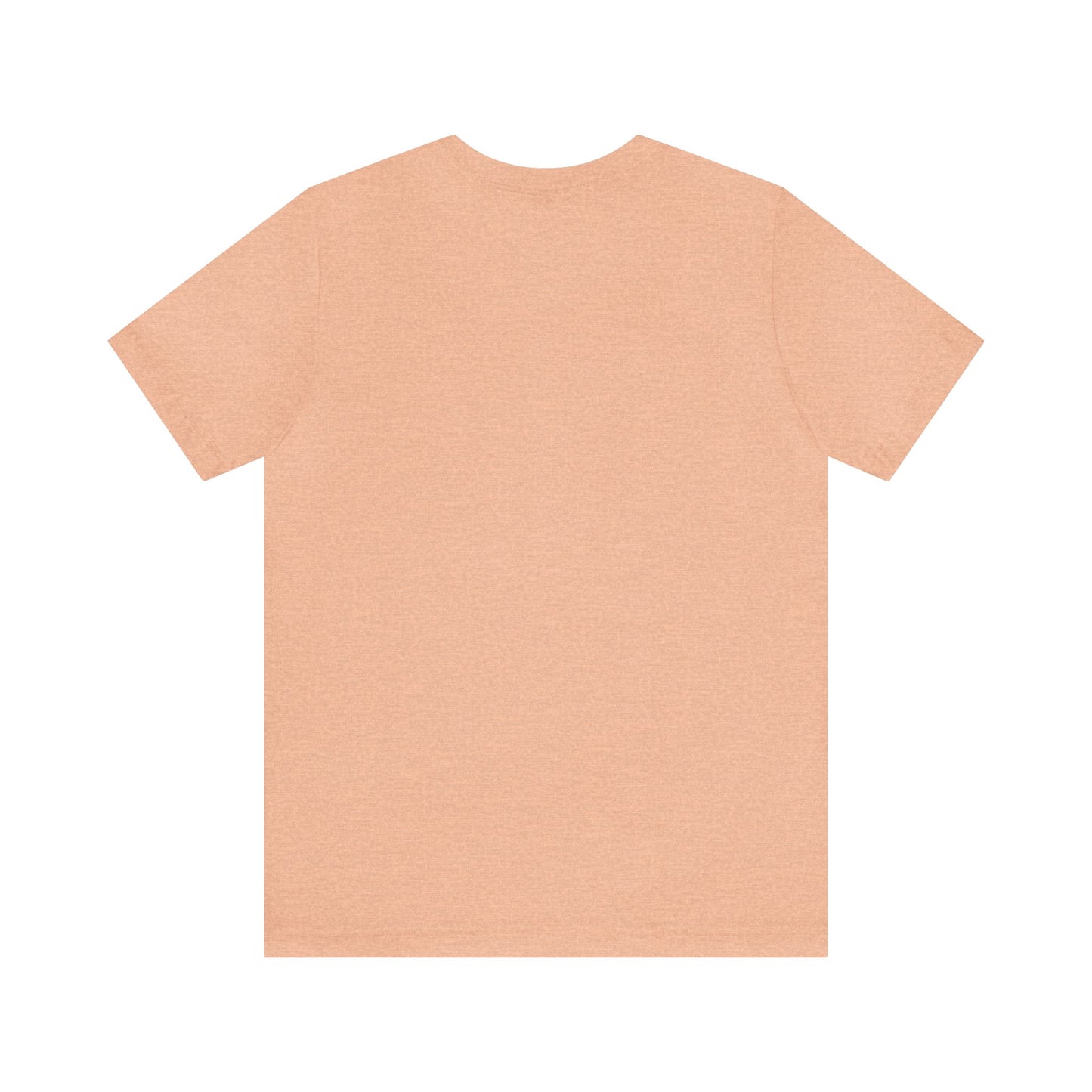 Unisex Jersey Short Sleeve Heather Peach T Shirt