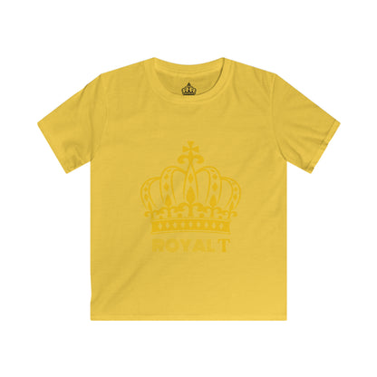 Yellow - Childrens Unisex Softstyle T Shirt - Yellow Royal T