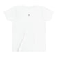 White Youth Short Sleeve Tee