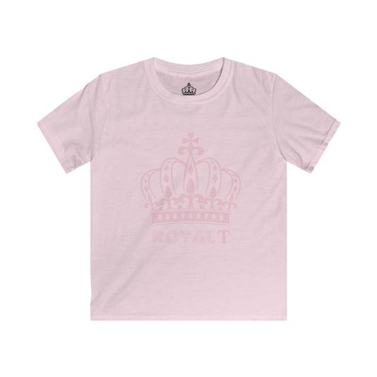 Pink - Childrens Unisex Softstyle T Shirt - Pink Royal T