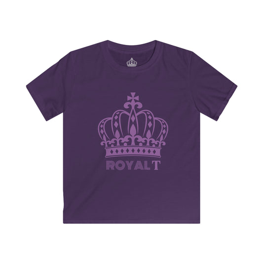 Purple - Childrens Unisex Softstyle T Shirt - Light Purple Royal T