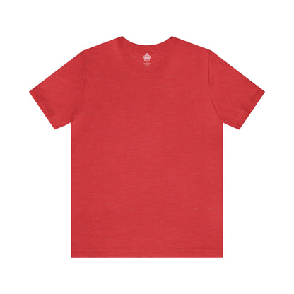 Unisex Jersey Short Sleeve Heather Red T Shirt