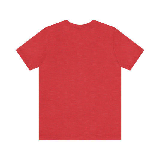 Unisex Jersey Short Sleeve Heather Red T Shirt