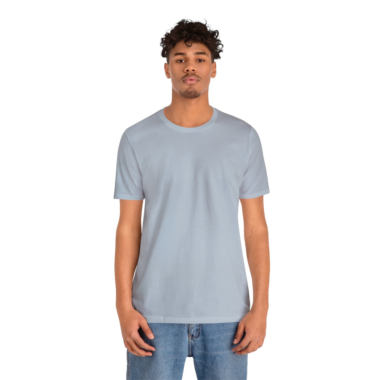 Unisex Jersey Short Sleeve Light Blue T Shirt